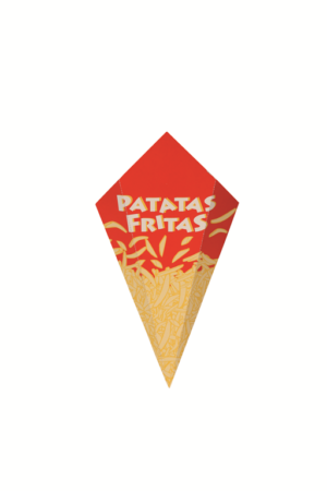 Cucurucho patata cartón c/1600