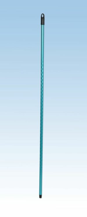 Mango metalico 1,4 m extra largo verde c/12