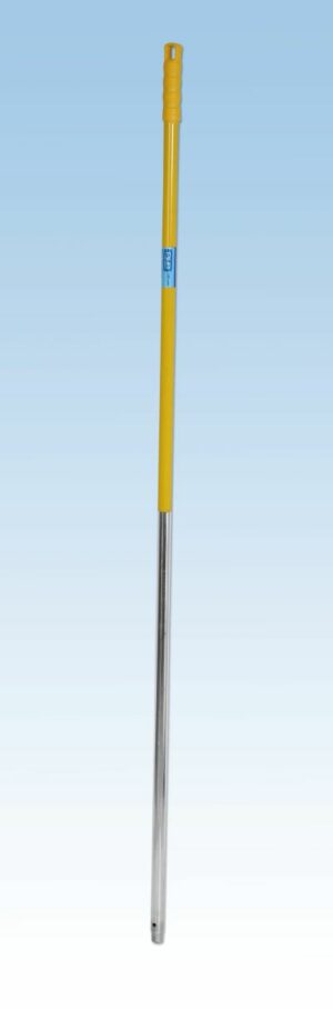 Mango aluminio 1,4 m extra largo amarillo c/12