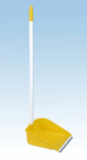 Recogedor perfil goma mango amarillo c/24