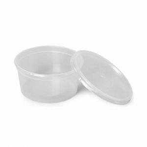 Tarrina salsera 60 cc pla compostable b-100 c/20