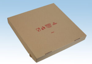 Caja pizza kraft 33x33x4 cm