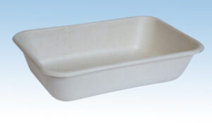 Barqueta bagasse compostable natural 960 ml