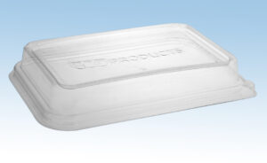 Tapa transparente rpet barqueta bagasse
