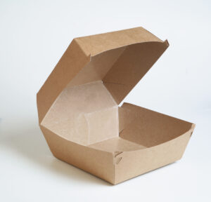 Caja hamburguesa kraft 16