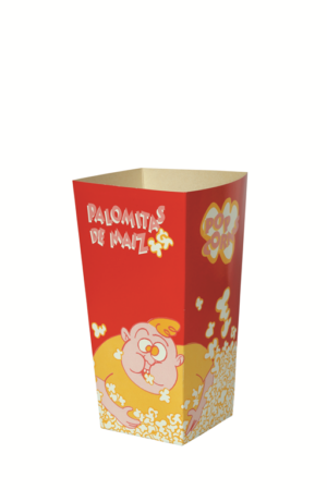 Caja palomitas mediana 90 gr c/800