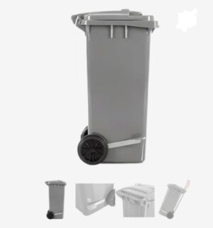 Contenedor curver rueda/pedal 120 l