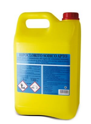 Hipoclorito sodico agua potable