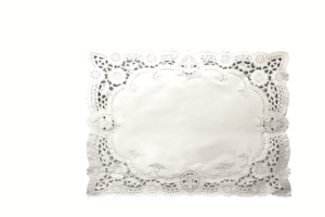 Blonda calada 31x38 plateada pack 100 uds