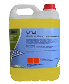 Limpiador higienizante bioalcohol natur limon g-5