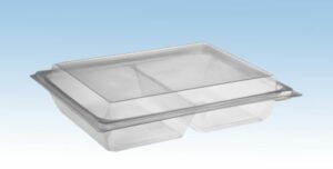 Envase tapa bisagra 2 compartimentos fr2c700u c/150