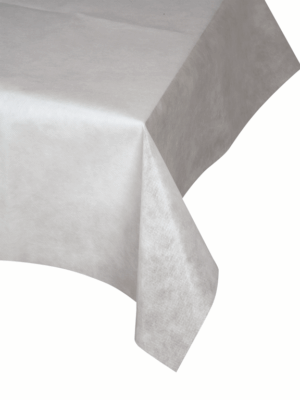 Mantel tejido g&a 1x1 m blanco c/250