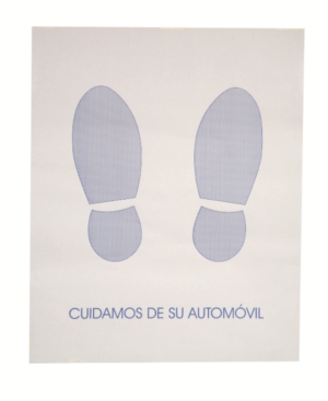 Alfombrilla huella pies 44x54 c/500
