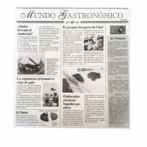 Papel parafinado periodico 29x30 cm