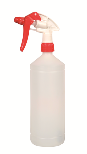 Pulverizador químico rojo botella 1 l