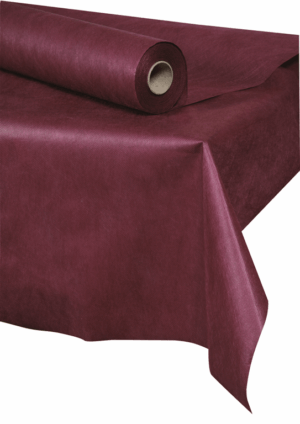 Mantel tejido g&a burdeos rollo 1,2x25 m