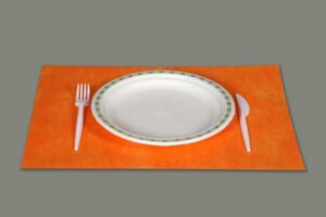 Mantel 30x40 tejido g&a naranja c/500