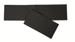 Servilleta 40x40 2h negra plegada 1/8 c/2400