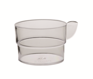 Taza transparente ps 225 cc c/500