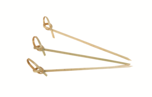 Palillo brocheta lazo 105 mm pack 100 uds