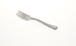 Tenedor mini plástico metalizado b/100 c/10
