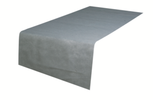 Mantel 0,4x1,2 m tejido g&a gris c/500