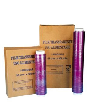 Papel film 30x300 transp rollo c/3