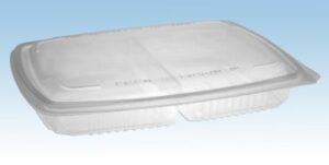 Envase-tapa micro g 2 compartimentos ok15052c