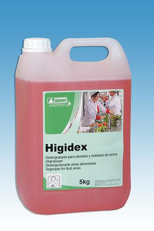Desengrasante industrial alimentario higidex g-5