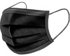 Mascarilla quirurgica c/goma negra pq.50
