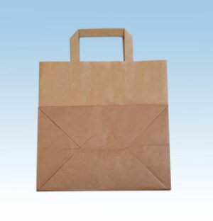 Bolsa papel kraft asas 26+17x26 pq 50 c/5
