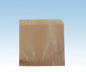 Bolsa papel antigrasa kraft abierta 15x15 pq 250