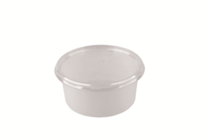Tapa tarrina 250 cc transparente c/1000