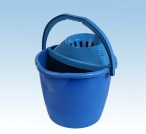 Cubo con escurridor haccp 13 litros azul