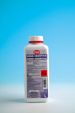 Sosa caustica bote seguridad 1 kg. perla c12