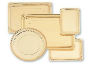 Bandeja carton 10x16 nº2 oro pq 100 c/22