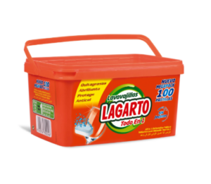 Lavavajillas pastillas lagarto todo en 1 100 uds