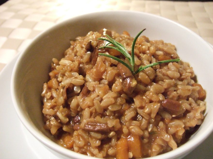 Receta de risotto de setas