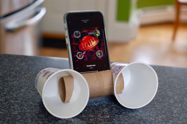 altavoz casero para el móvil